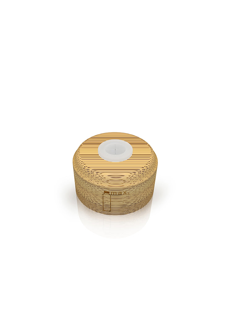 Deckel aus Bambus mit Strohhalmöffnung – Ø 3.7 cm