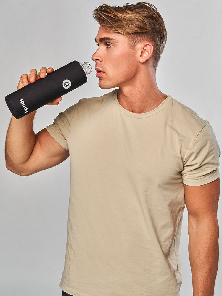 Trinkflasche Glas mit Neoprenhülle – 750 ml
