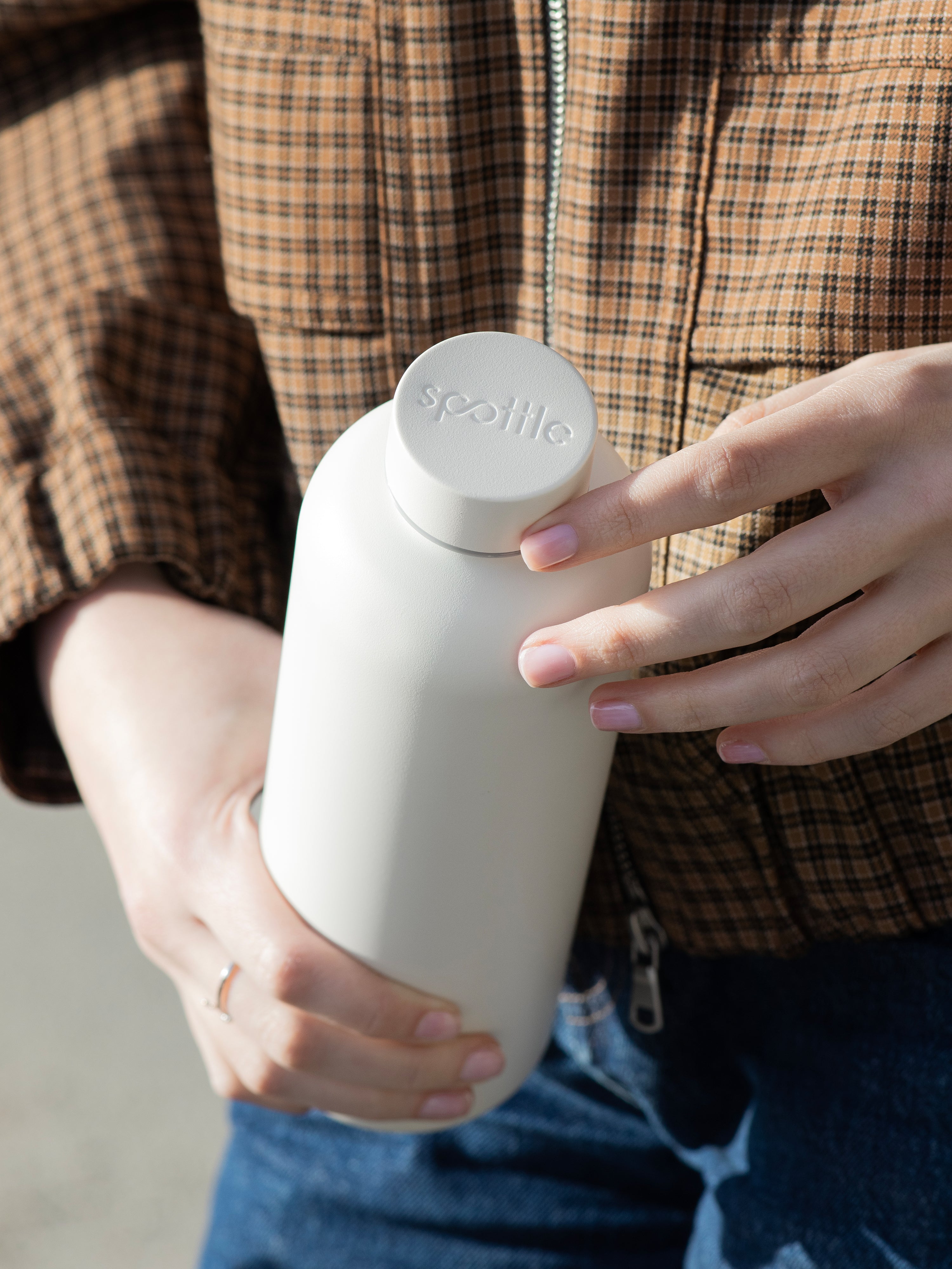 Thermos- Trinkflasche aus Edelstahl – 1 Liter