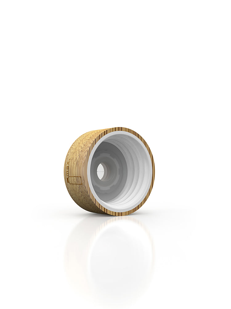 Deckel aus Bambus mit Strohhalmöffnung – Ø 3.7 cm