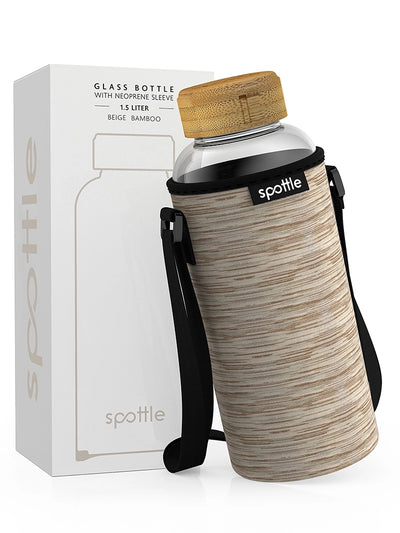 Trinkflasche aus Glas 1.5 Liter
