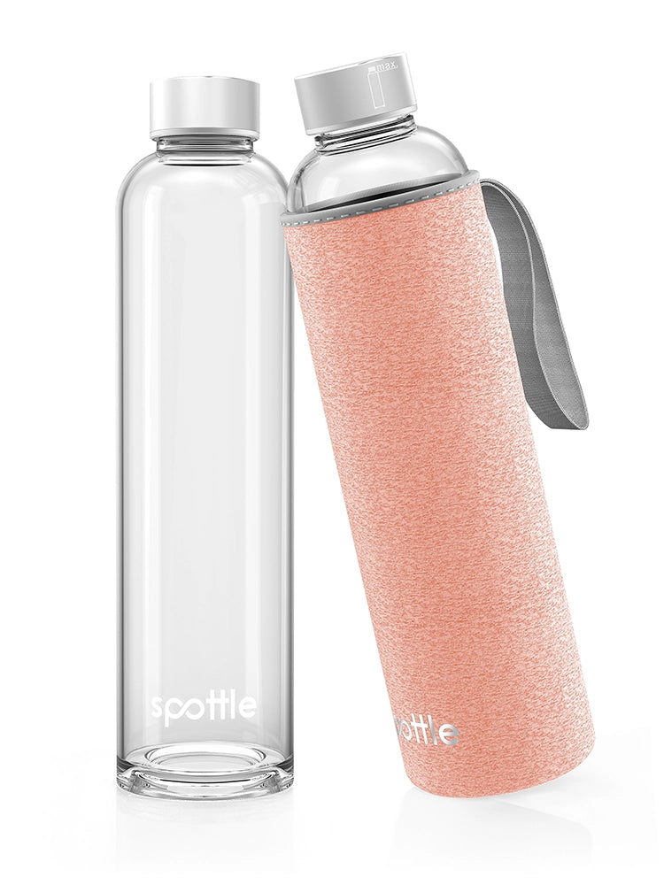Trinkflasche Glas mit Neoprenhülle – 750 ml