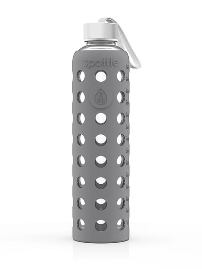 Trinkflasche Glas mit Silikonhülle – 750 ml