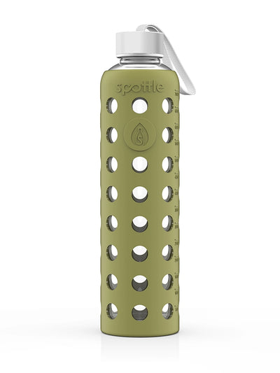 Trinkflasche Glas mit Silikonhülle – 750 ml