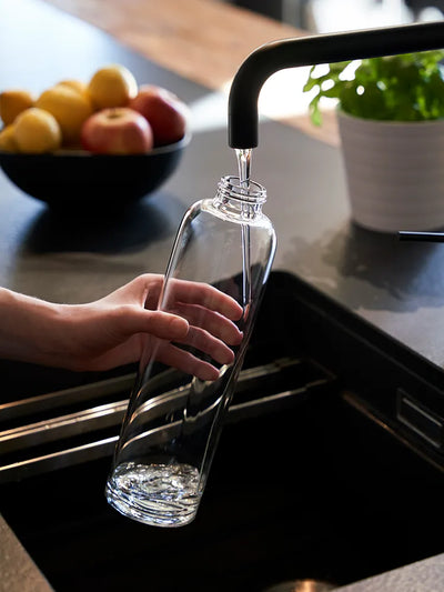 Trinkflasche aus Glas – 1 Liter