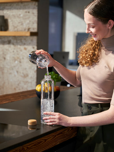 Trinkflasche aus Glas – 750 ml